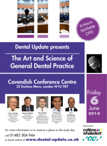 The Art and Science of General Dental Practice