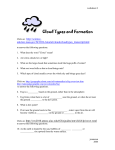 Cloud Types and Formation