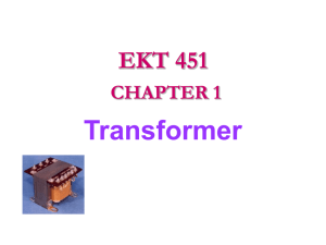 Chapter 1 - Transformer