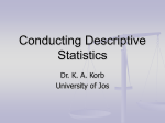 Statistics: An Overview