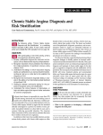 Chronic Stable Angina: Diagnosis and Risk