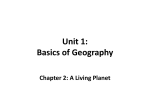 Unit 1: Basics of Geography Chapter 2