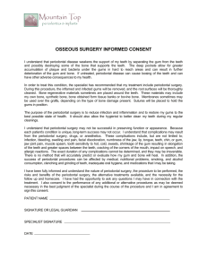 OSSEOUS SURGERY INFORMED CONSENT