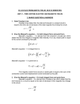 Time Varying Electric and Magnetic Fields