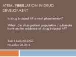 Atrial fibrillation in drug development Can drugs cause afib? What