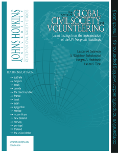 The State of Global Civil Society and Volunteering