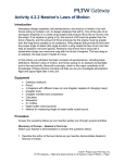 Activity 4.2.2 Airfoils, Lift and Bernoulli`s Principle