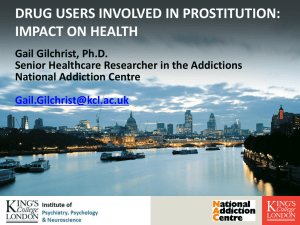 drug users involved in prostitution