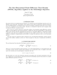 The One-Dimensional Finite-Difference Time