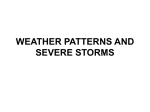 weather patterns and severe storms air masses