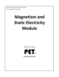 Magnetism!and! Static!Electricity! Module!