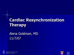 11/07 Cardiac Resynchronization Therapy