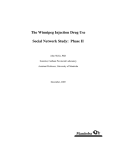 The Winnipeg Injection Drug Use Social Network Study: Phase II
