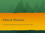 Ethical Theories compared