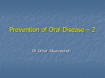 Prevention of Periodontal Disease - 1 - Clinical Jude