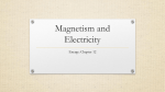 Magnetism and Electricity - Bloomsburg Area School District