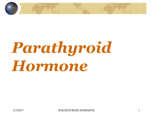 PARATHYROID HORMONE