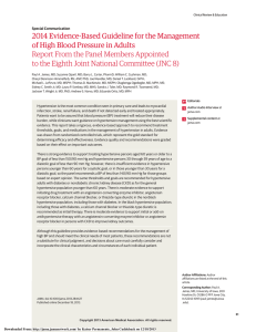 2014 Evidence-Based Guideline for the Management of High Blood
