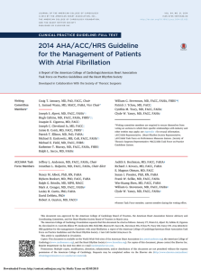 2014 AHA/ACC/HRS Guideline for the Management of Patients With