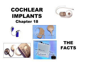 Cochlear Implants