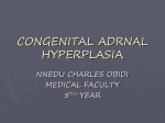 CONGENITAL ADRNAL HYPERPLASIA