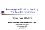 Bill Maas Presentation - Grantmakers In Health