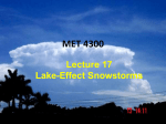 Lake-effect snowstorms