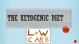 The ketogenic diet