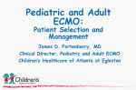 Adult ECMO - Emory Department of Pediatrics