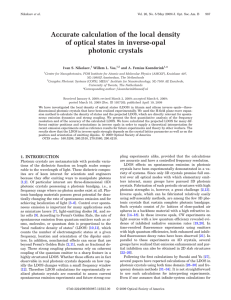 Accurate calculation of the local density of optical states in inverse