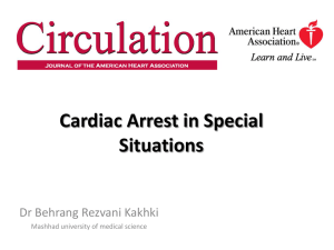 Cardiac Arrest in Special Situations