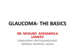 GLAUCOMA CME FOR GHs - General Hospital Lagos