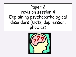 Explaining psychopathologi
