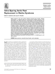 Valve-Sparing Aortic Root Replacement in Marfan Syndrome