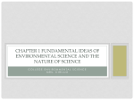 Fundamental Ideas and Nature of Env Science