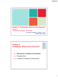 Chapter 5 Probability: What Are the Chances?