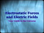 Electrostatic Forces and Electric Fields