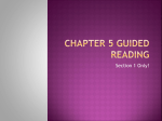 Chapter 5 Guided Reading - Breathitt County Schools