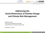 What are the social dimensions of climate change?