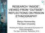 Prison ethnography 2012