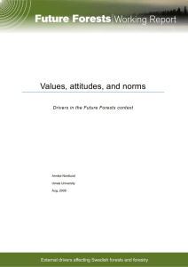 Values, attitudes, and norms