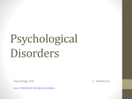 Psychological Disorders