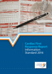 Cardiac First Response Report Information Standard 2016