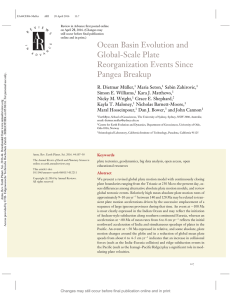 Ocean Basin Evolution and Global