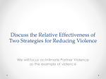 Discuss the Relative Effectiveness of Two Strategies for Reducing