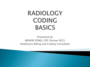 radiology coding basics - Silverdale WA Local AAPC