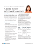 A guide to your orthodontic coverage