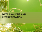 data analysis and interpretation