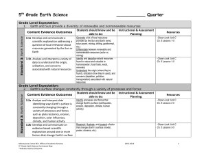 5th Gr Earth Science Template Completed
