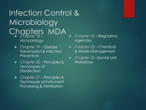Infection Control DENT 133